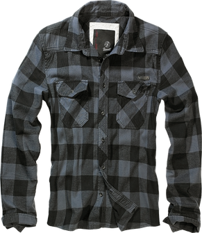 Brandit Checkshirt koszula flanelowa, szaro-czarna