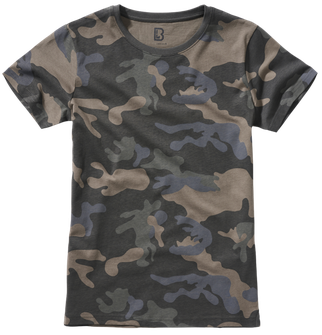 Damski t-shirt Brandit, ciemnobrązowy