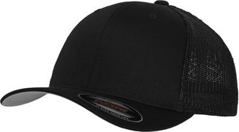Siatkowa czapka Brandit Flexfit Mesh Trucker, czarna