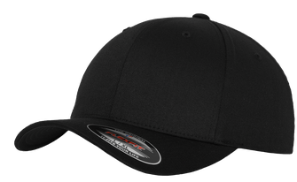 Brandit Flexfit Wooly Combed czapka z daszkiem, czarna