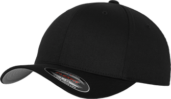 Brandit Flexfit Wooly Combed czapka z daszkiem, czarna-szara