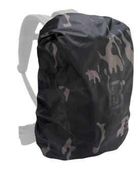 Płaszcz przeciwdeszczowy z dużym plecakiem Brandit US Cooper, darkcamo