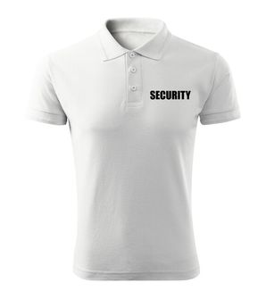 DRAGOWA koszulka polo SECURITY, biała