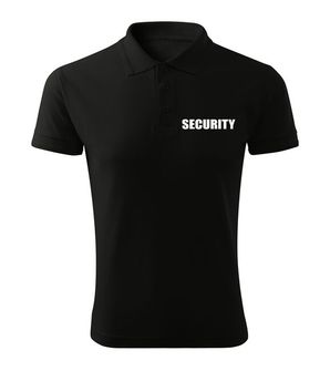 DRAGOWA koszulka polo SECURITY, czarna