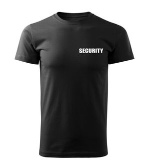 DRAGOWA  koszulka z napisem SECURITY, czarna