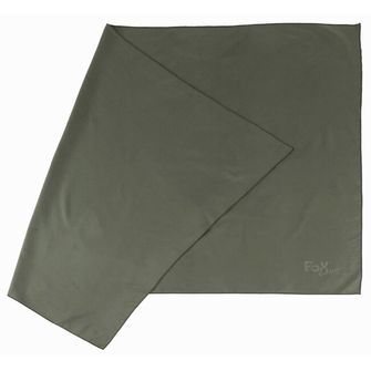 Ręcznik podróżny Fox Outdoor, "Quickdry", mikrofibra, OD zielony, ok. 130 x 80 cm