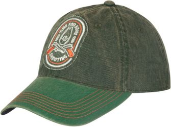 Helikon-Tex Czas strzelania czapka z daszkiem - Dirty Washed Cotton - Dirty Washed Dark Green / Dirty Washed Kelly Green