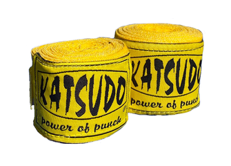 Katsudo box bandaże elastyczne 250cm, żółte