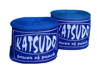 Bandaże elastyczne Katsudo box 450cm, niebieskie