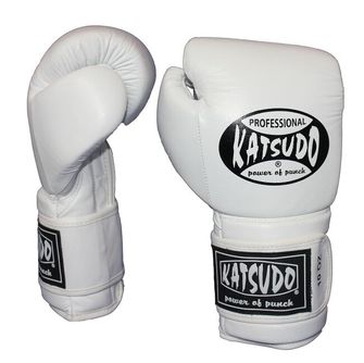 Rękawice bokserskie Katsudo box Professional II, biały