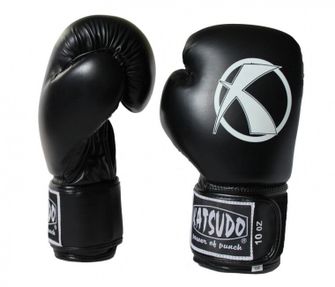 Rękawice bokserskie Katsudo box Punch, czarne