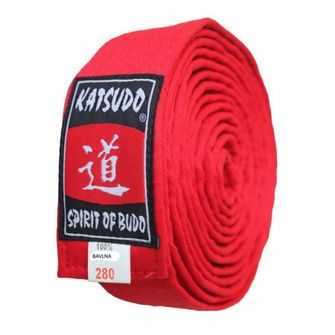 Katsudo Judo pas, czerwony