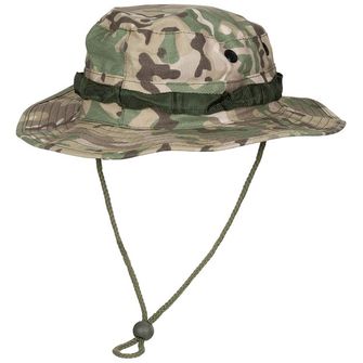 MFH Amerykańska czapka GI Bush Rip stop ze sznurkiem ściągającym, operation-camo