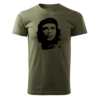 DRAGOWA koszulka z krótkim rękawem Che Guevara, oliwkowa 160g/m2