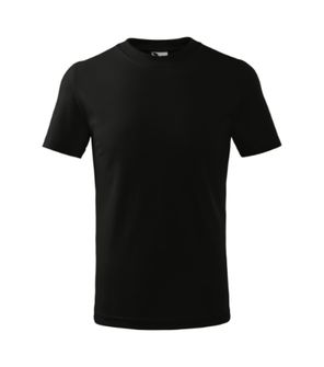 Koszulka dziecięca Malfini Basic, czarna