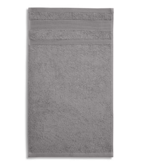 Ręcznik mały Organic Malfini 30x50cm, stare srebro