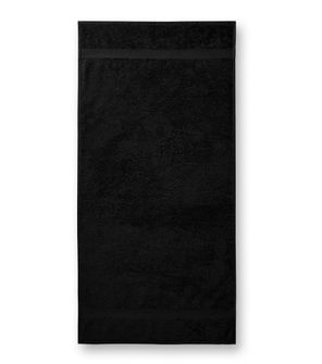 Bawełniany ręcznik Terry Bath Towe Malfini 70x140cm, czarny
