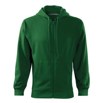 Malfini Trendy Zipper bluza męska, zielony, 300g/m2