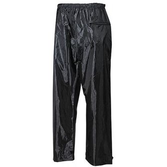 Spodnie wodoodporne z PCW, MFH, czarne