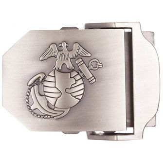Klamra do paska MFH USMC, srebrna, metalowa, ok. 4 cm