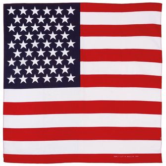 Szalik MFH, flaga USA, ok. 55 x 55 cm, bawełna