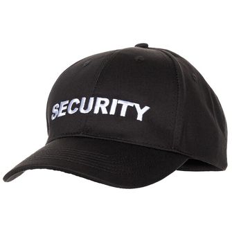 MFH czapka z daszkiem security, czarna