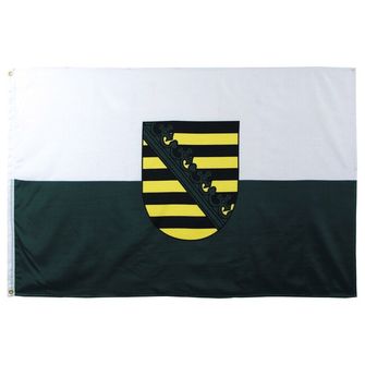 MFH Flaga Saksonii, poliester, 90 x 150 cm
