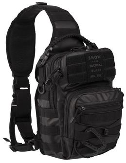 Mil-tec Tactical plecak na jedno ramię, czarny 10L