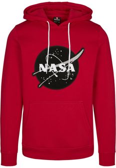 NASA Southpole Insignia Logo męska bluza z kapturem, czerwona