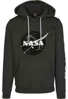 NASA Southpole Insignia Logo męska bluza z kapturem, charcoal
