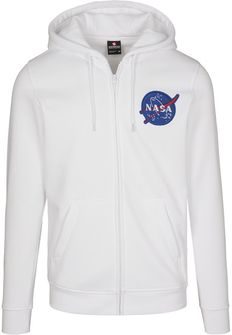 NASA Southpole męska bluza z kapturem, biała