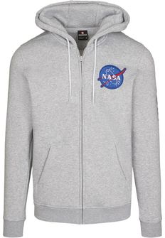 NASA Southpole męska bluza z kapturem, szara