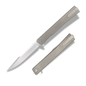 Nóż zamykający OCASO Solstice Titanium + Satin / Harpoon