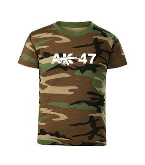 DRAGOWA koszulka dziecięca AK47 krótki rękaw , kamuflażowa
