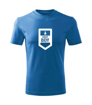 DRAGOWA koszulka dziecięca Army boy krótki rękaw , niebieska
