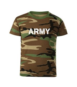 DRAGOWA koszulka dziecięca Army krótki rękaw , kamuflażowa