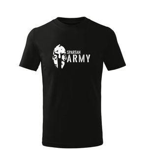 DRAGOWA koszulka dziecięca Spartan army krótki rękaw , czarna