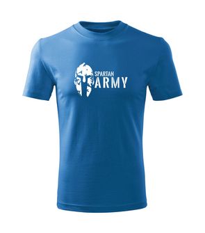 DRAGOWA koszulka dziecięca Spartan army krótki rękaw , niebieska