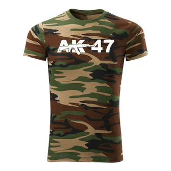 DRAGOWA koszulka z krótkim rękawem ak47, camouflage 160g/m2