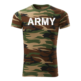 DRAGOWA koszulka z krótkim rękawem Army, camouflage 160g/m2
