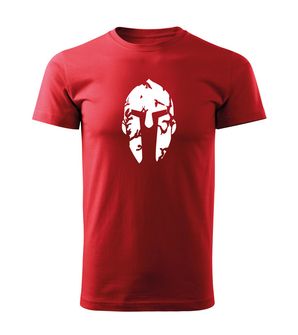 DRAGOWA koszulka z krótkim rękawem spartan, czerwona 160g/m2