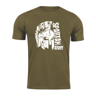 DRAGOWA koszulka z krótkim rękawem spartan army León, oliwkowa 160g/m2
