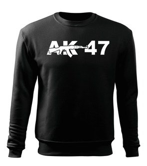 DRAGOWA bluza męska AK-47,  czarny 300g/m2