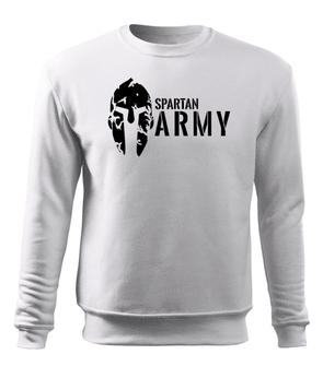 DRAGOWA męska bluza spartan army, biały 320g/m2