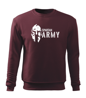DRAGOWA męska bluza spartan army, bordowy 320g/m2