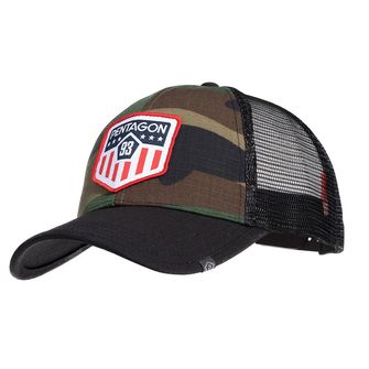 Pentagon Era czapka z daszkiem US, woodland