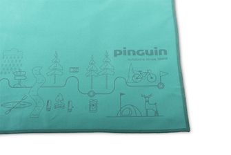 Ręcznik Pinguin Micro Map 60 x 120 cm, Petrol