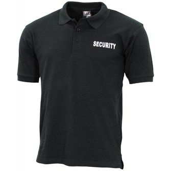 MFH Koszulka polo Security z krótkim rękawem, czarna
