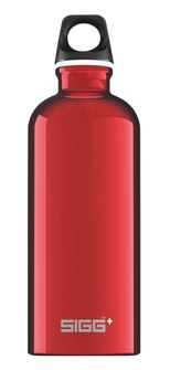 SIGG Traveller Aluminiowa butelka do picia 0,6 l czerwona