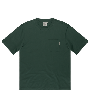 Szara koszulka z kieszenią Vintage Industries, szaro-zielona